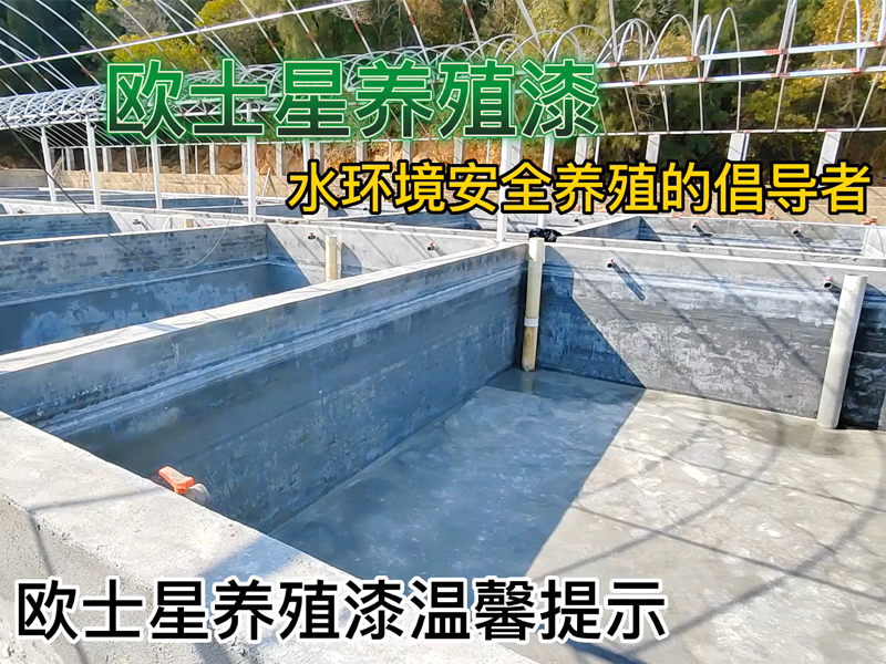 歐士星養殖漆溫馨提示：新建養殖水泥池，請選擇標號425及以上的水泥，標號高的水泥的硬度和強度更好，盡量不要選擇標號低的水泥，標號低的原始水泥池就有可能有脫落，混凝土標號不夠，可能會導致池子后期空鼓。